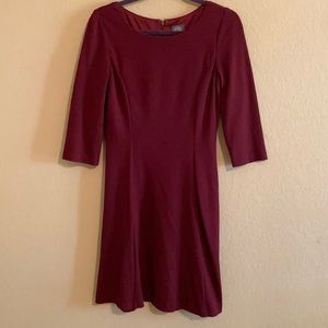 Vince Camuto maroon dress